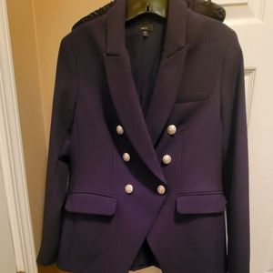 Navy Blue Double Breast Jacket/Pants Suit